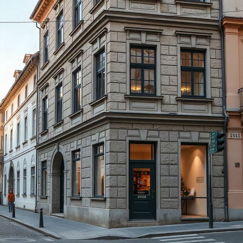 Zunanjost pisarne Pixelcmint na Wolfovi ulici v Ljubljani